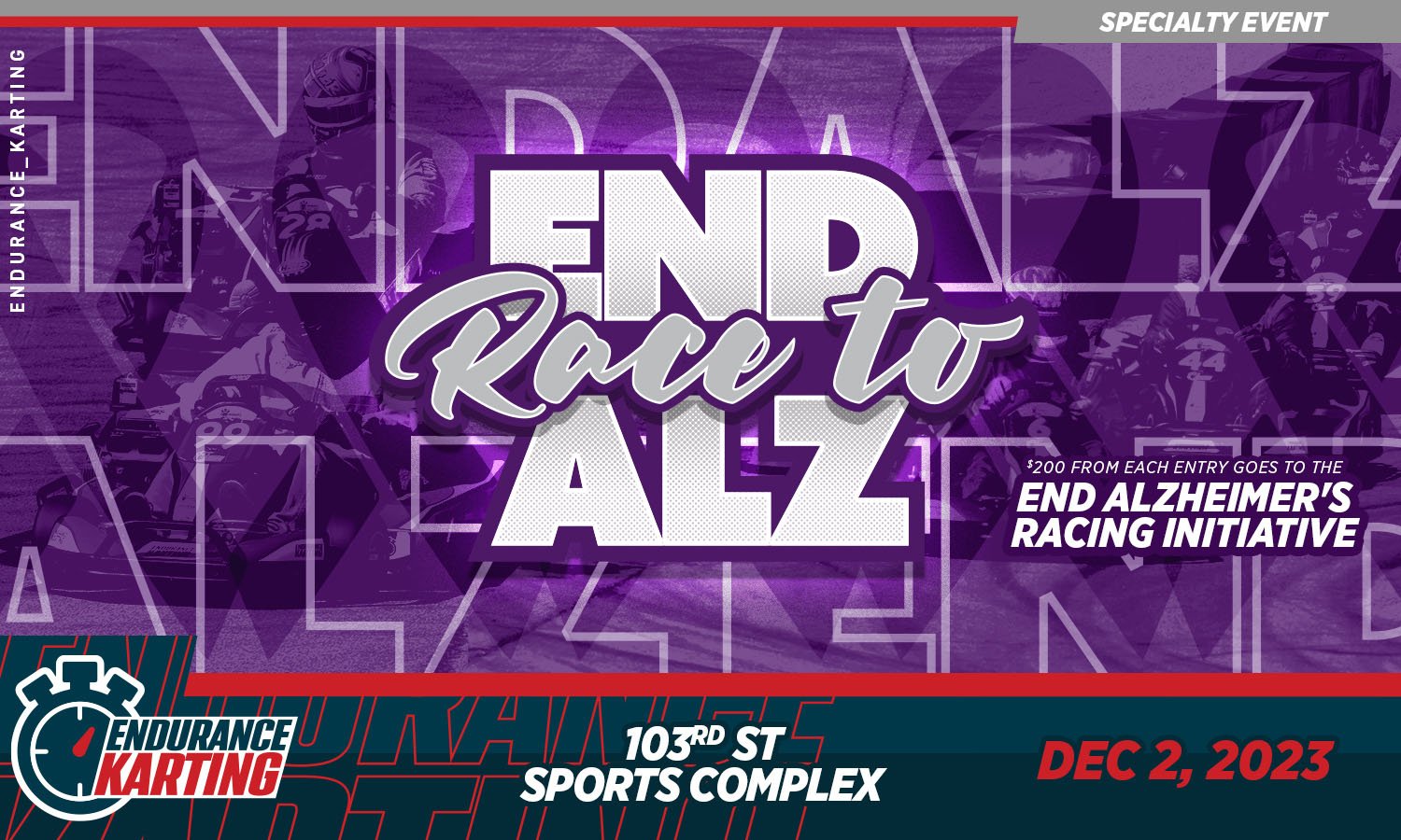 Endurance Karting – Race to End ALZ (track closed for event)